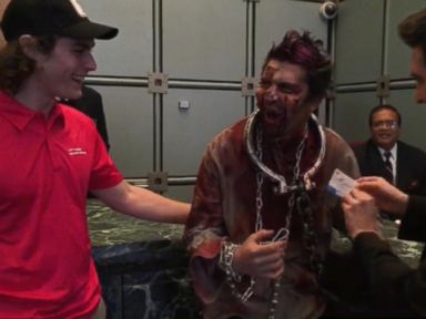 VIDEO: Zombie Invades ABC News Offices