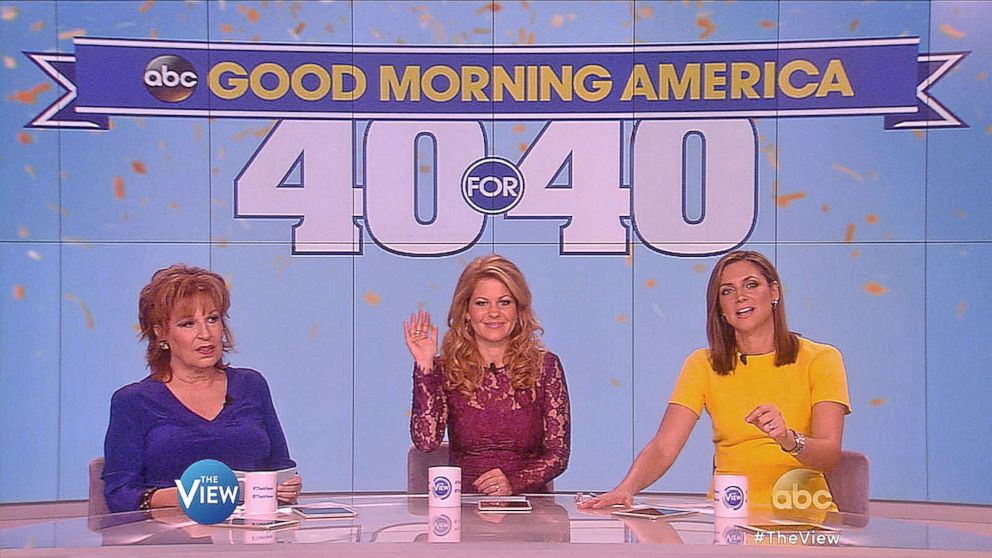 The View Co Hosts Talk to GMA Anchors During 40 for 40 Livestream