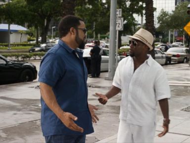 VIDEO: Take a sneak peek at the new Ice Cube and Kevin Hart movie hitting theaters this weekend.