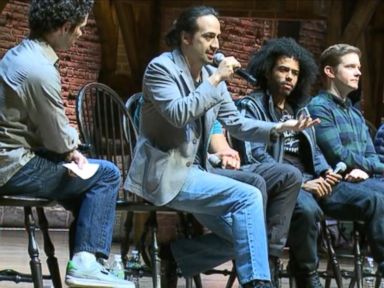 VIDEO: Lin-Manuel Miranda & 'Hamilton' Cast Talk with Students about the Show's Creation