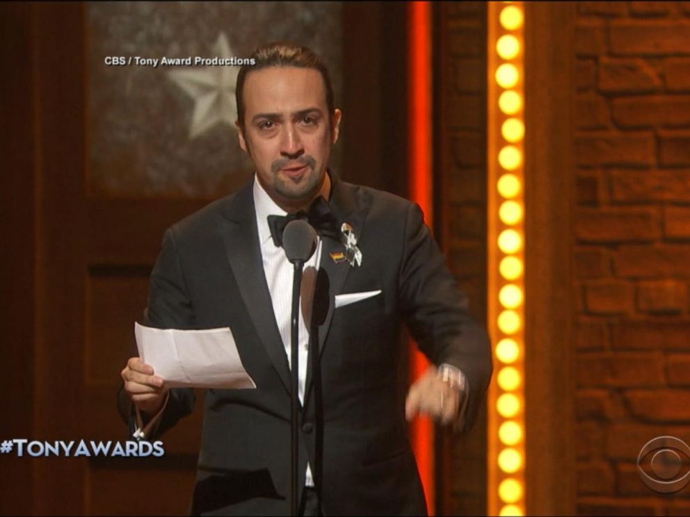 Hamilton tony acceptance speech hot sale