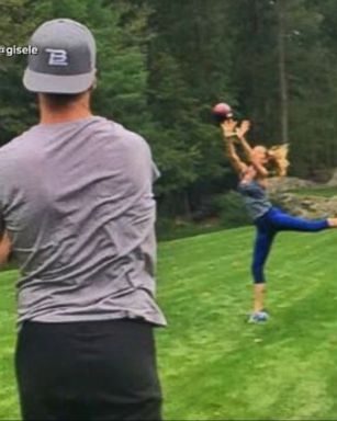 VIDEO: The New England Patriots beat the Arizona Cardinals 23-21 last night, but with the team's star Tom Brady sitting out a four-game suspension, his wife, supermodel Gisele BÃ¼ndchen, took to Instagram to poke a little fun.