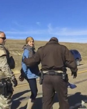 "Divergent" star Shailene Woodley documented her protesting of the Dakota Access Pipeline, which shows her getting arrested for trespassing. 