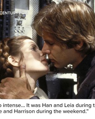 VIDEO: Carrie Fisher opens up about a relationship she says happened while filming "Star Wars."