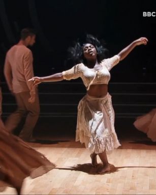 VIDEO: On Monday night's "Dancing with the Stars," the pressure continued to build for Week 8 after last week's double elimination.