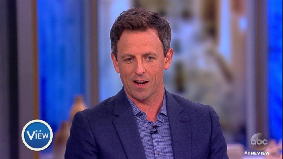 Seth Meyers Says Wife Gave Birth To Their Baby In A Pair Of - 