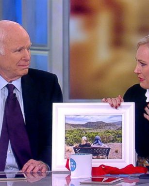 VIDEO: Sen. John McCain gives daughter Meghan McCain a special birthday gift