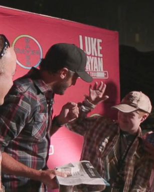 VIDEO: Luke Bryan meets fan who learned to pronounce letter 'K' to say his name