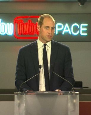 VIDEO: Prince William announced recommendations today for combating cyberbullying after convening a task force of leading tech companies to look at the issue.