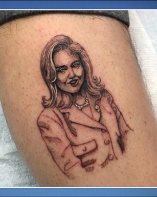 VIDEO: The outspoken Hillary Clinton supporter posted a photo of the permanent ink.