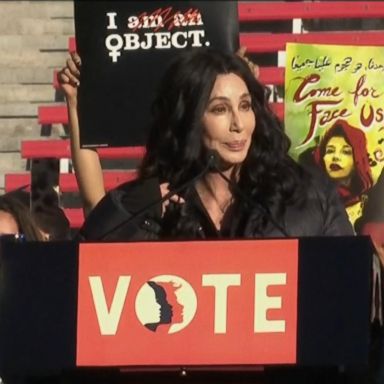 VIDEO: The singer and actress said Trump "has been willing to destroy our country for money and power."