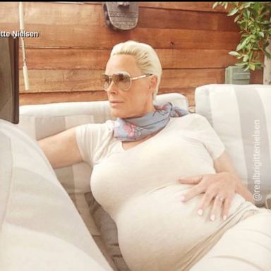 VIDEO: Danish actress Brigitte Nielsen is now a mom of five after giving birth to her first daughter at age 54.