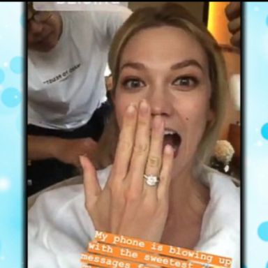 VIDEO: Kloss just announced her engagement to Joshua Kushner, the brother of Jared.