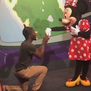 VIDEO: Mickey Mouse unimpressed as Minnie accepts another man's marriage proposal