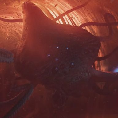 VIDEO: ABC's Clayton Sandell finds out how a cinematic creature with 42 eyes and 32 tentacles came to be.