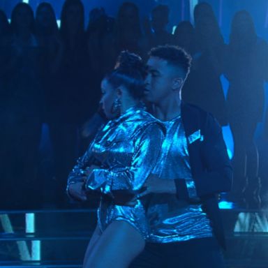 VIDEO: It was "New York City Night" on "Dancing with the Stars" Monday and the Big Apple theme brought out the best in three of the dancing pairs, ending in a three-way tie for the top score.