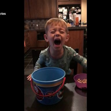 VIDEO: The late-night host was able to get some parents to participate in his annual challenge.