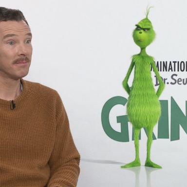 VIDEO: Kids interview 'Grinch' star Benedict Cumberbatch, challenge him to create new 'Grinch-y' song 