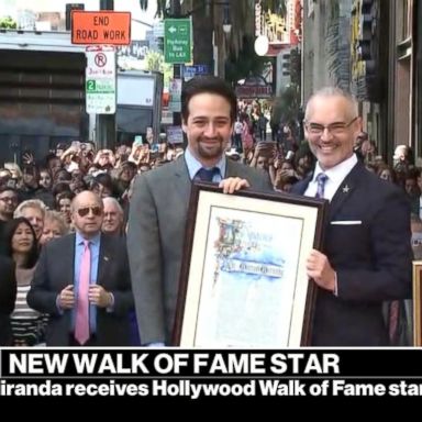 VIDEO: New walk of fame star