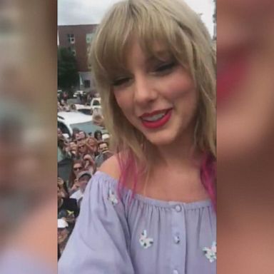 VIDEO: Taylor Swift surprises fans in front of mysterious Nashville mural