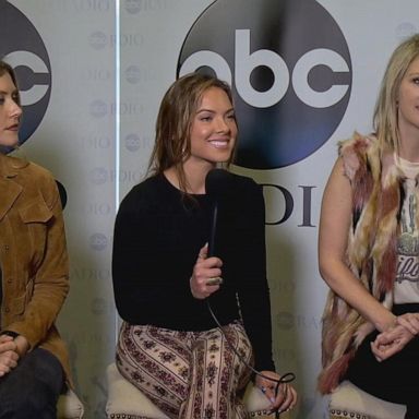 VIDEO: Runaway June will do ANYTHING to get Carrie Underwood's legs 