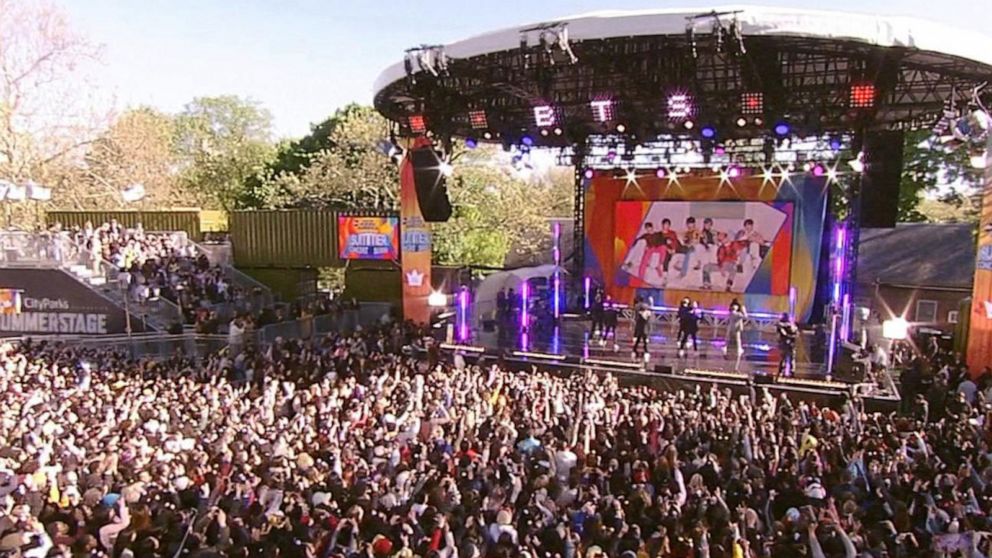 BTS kicks off summer concert series in Central Park Video ABC News