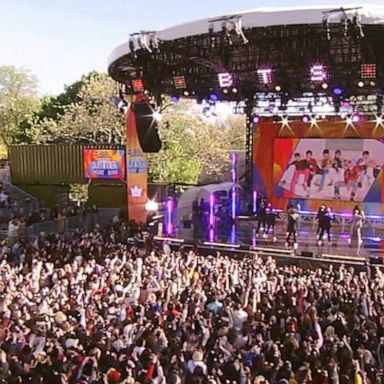 VIDEO: BTS kicks off summer concert series in Central Park