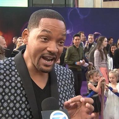 VIDEO: Talking with Will Smith, Naomi Scott at 'Aladdin' premiere