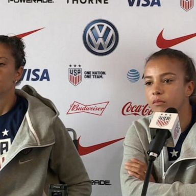 VIDEO: U.S. national women's soccer team prepares for next game