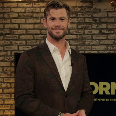 VIDEO: Chris Hemsworth talks new 'Men in Black: International' movie, co-star Tessa Thompson 