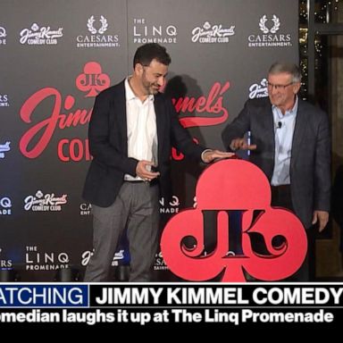 VIDEO: Jimmy Kimmel's comedy club in Las Vegas celebrates its grand opening!