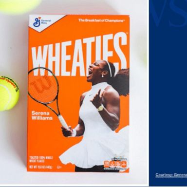 VIDEO: Tennis superstar Serena Williams honored with picture on first Wheaties box