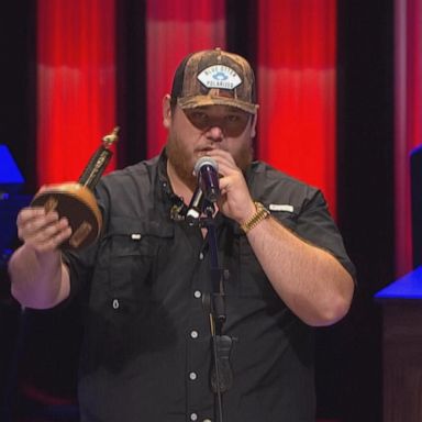 VIDEO: Luke Combs joins the Grand Ole Opry