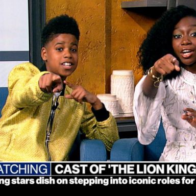 VIDEO: Dynamic young stars of 'The Lion King'