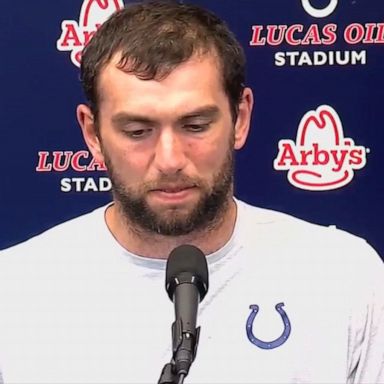 VIDEO: Colts' Andrew Luck announces retirement at 29