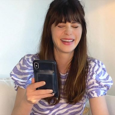 VIDEO: Zooey Deschanel joins virtual house party