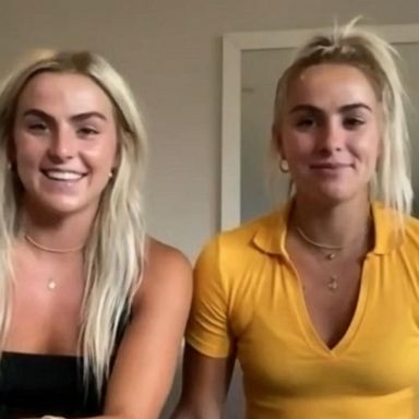 VIDEO: TikTok twins cash in as new NCAA policy lets athletes profit from personal brand