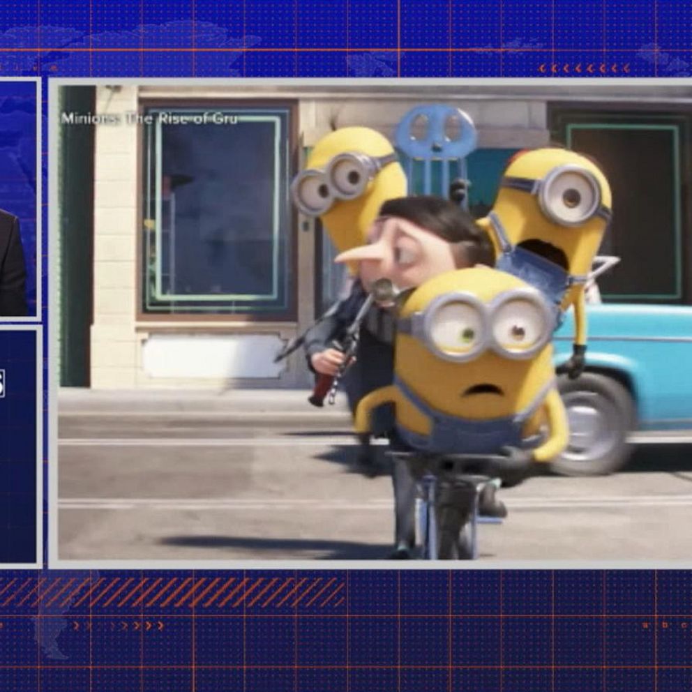 SYFY on X: It is pretty iconic to have a movie made about your rise to  power. Watch how Gru did it in #Minions: Rise of Gru in theaters this  weekend!  /