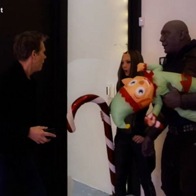 The new trailer for "The Guardians of the Galaxy Holiday Special" includes Kevin Bacon. 