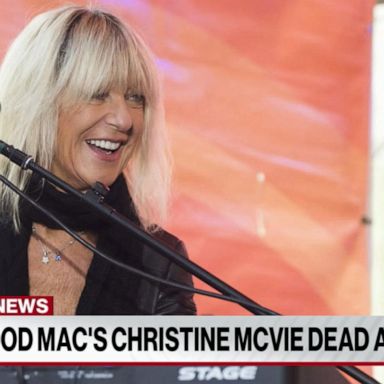 Fleetwood Mac announced the death of member Christine McVie on Wednesday.