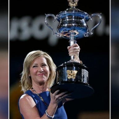 VIDEO: Tennis legend Chris Evert is cancer-free one year after her diagnosis