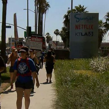 VIDEO: Writers strike continues as actors union nears action