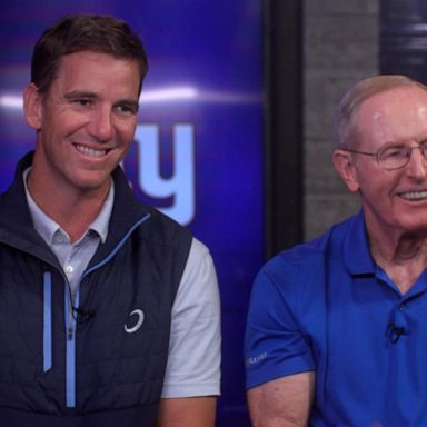 VIDEO: New York Giants legends team up for Childhood Cancer Awareness Month