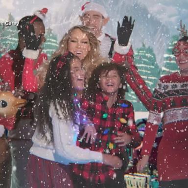 VIDEO: Mariah Carey kicks off the holiday season with classic Christmas song