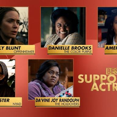 VIDEO: Looking back at the careers of the Oscars 2024 best supporting actress nominees