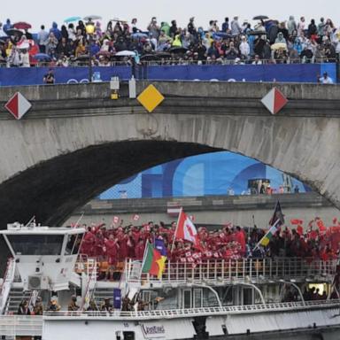 VIDEO: Paris Olympics opening ceremony dazzles