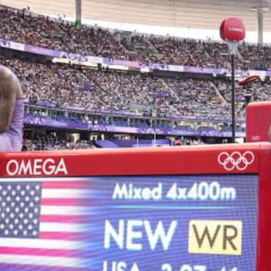 VIDEO: Team USA sets new world record in 4x400 mixed relay