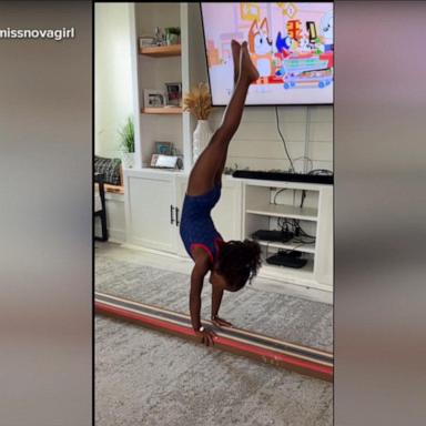 VIDEO: 5-year-old gymnast goes viral for talented moves