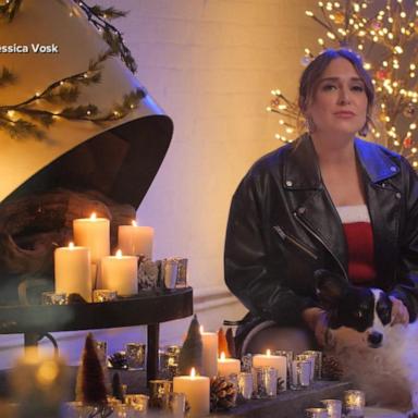 VIDEO: Sneak peek at Broadway star Jessica Vosk's upcoming Christmas music video