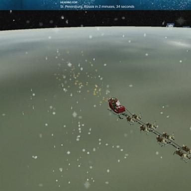 VIDEO: Tracking Santa around the world